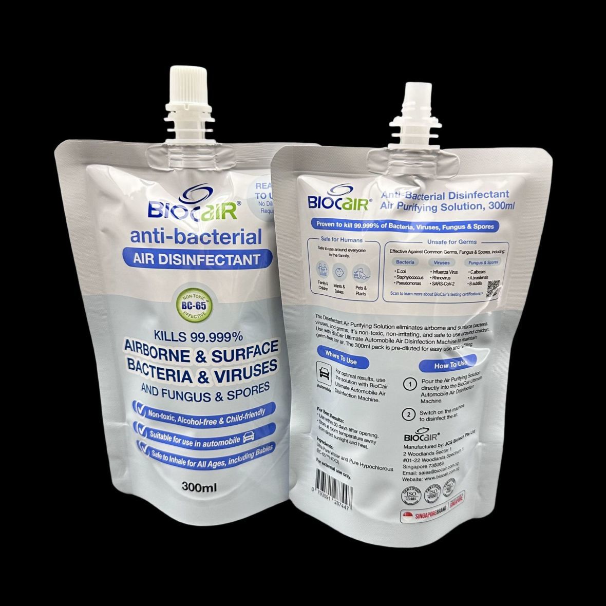 Cleaning Chemical Spout Pouch